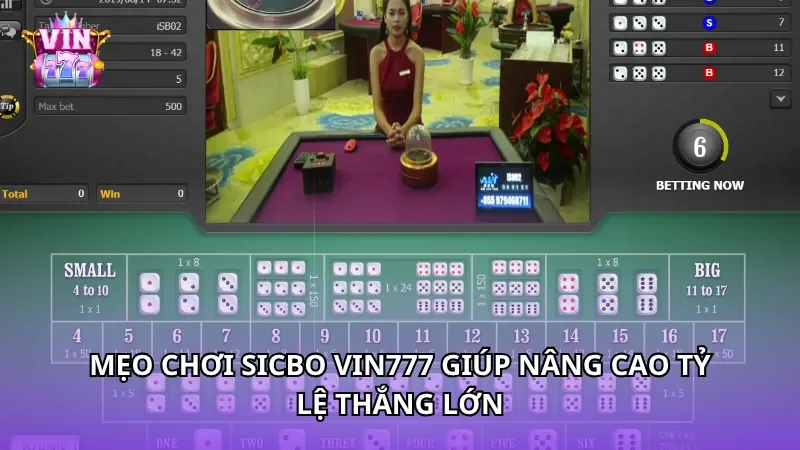 Mẹo chơi Sicbo Vin777 giúp nâng cao tỷ lệ thắng lớn